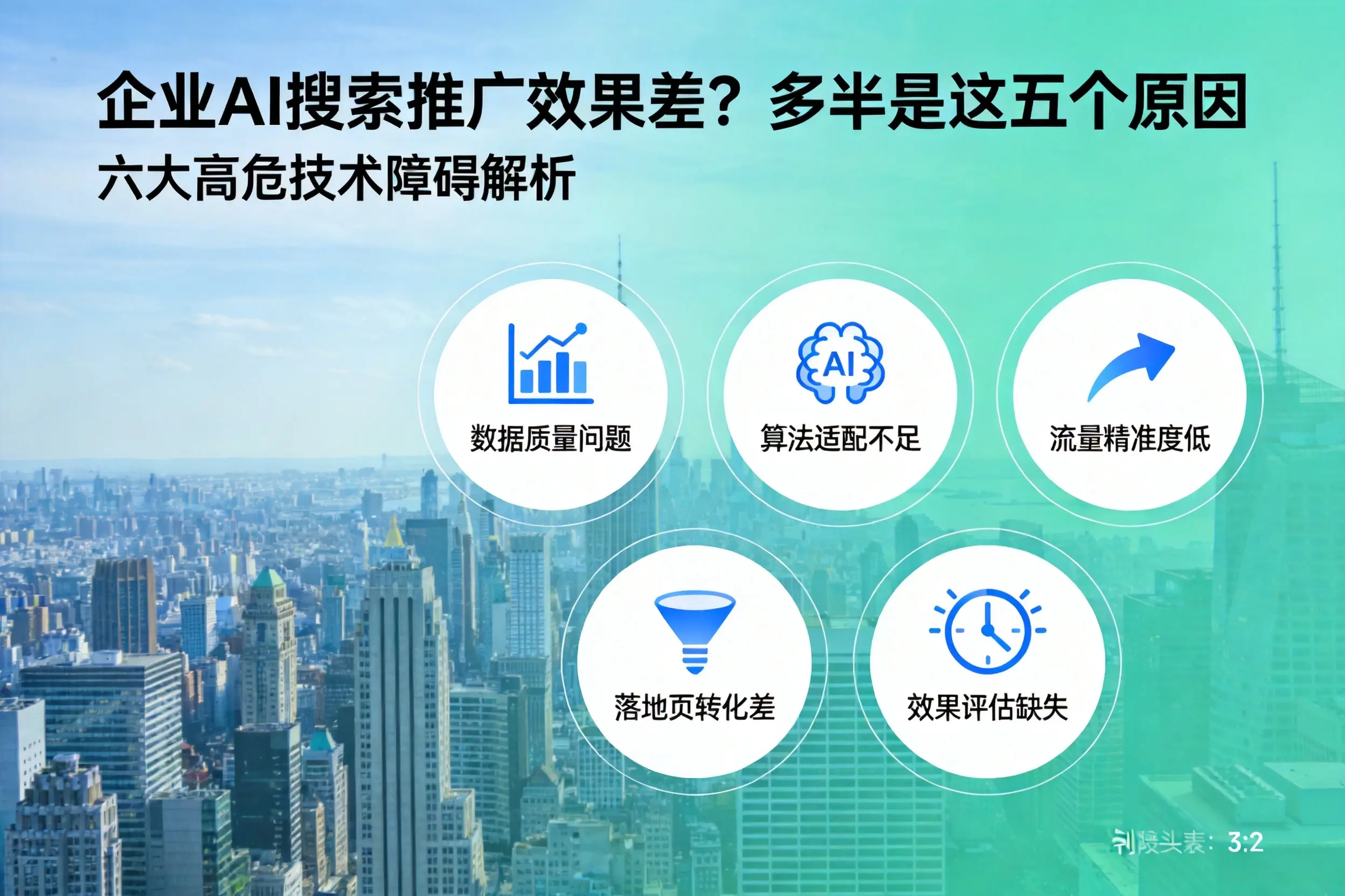 麟游企业AI搜索推广效果差？多半是这五个原因